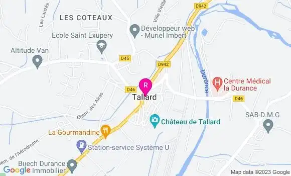 Localisation Restaurant  Le P