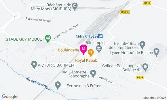 Localisation Restaurant  Les Acacias