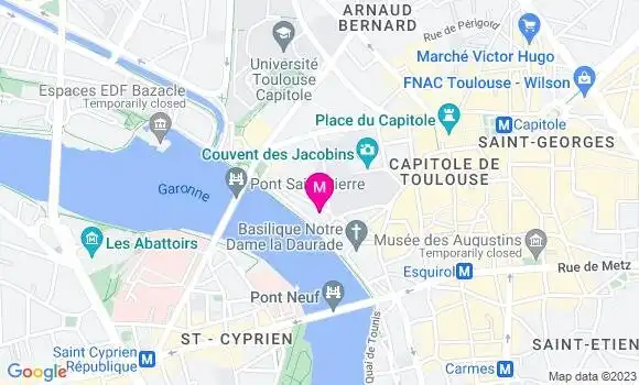 Localisation Restaurant  Du Plaisir à la Toque