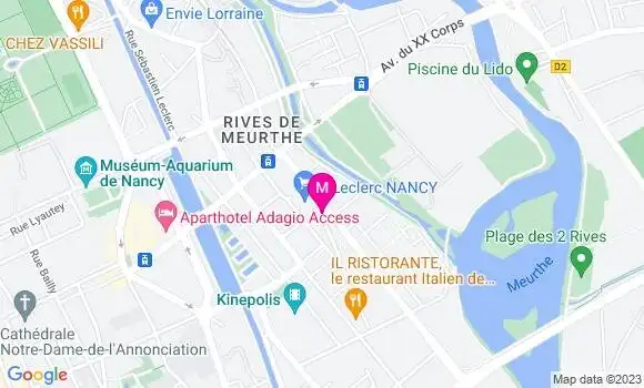 Localisation Restaurant  Les Nouveaux Abattoirs