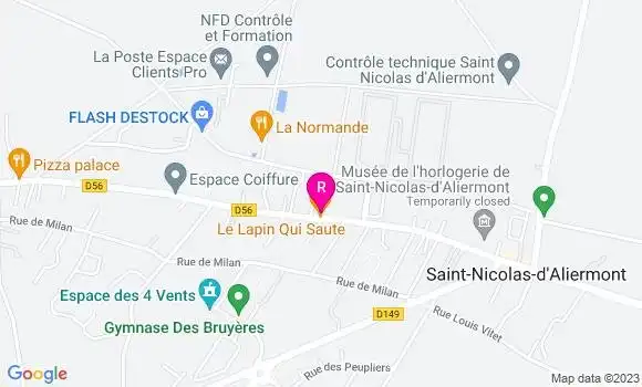Localisation Restaurant  Le Lapin Qui Saute