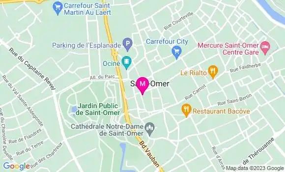 Localisation Restaurant Bar Le Dickens