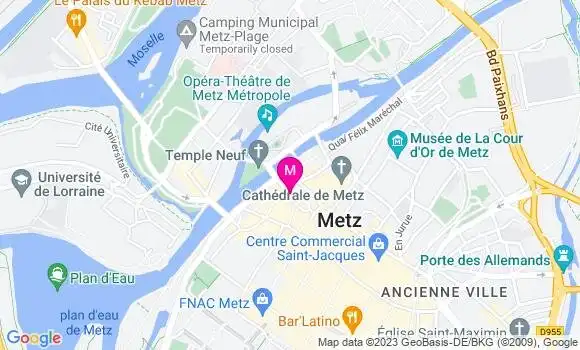 Localisation Restaurant  Cantine de la Place