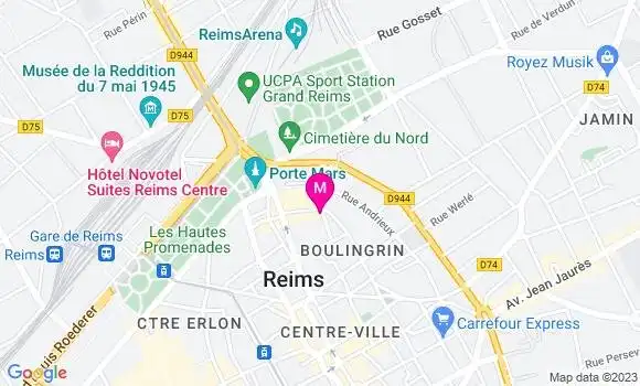 Localisation Le Bistrot des Halles
