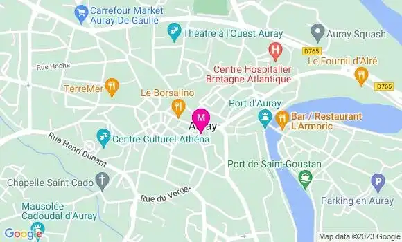 Localisation Le Bistrot des Halles