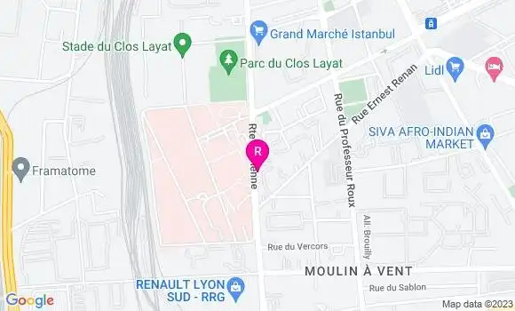 Localisation Restaurant  Chez Comet