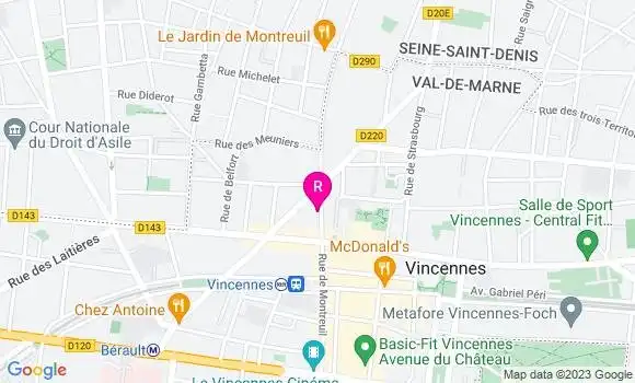 Localisation Restaurant  L