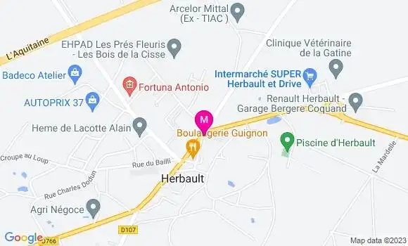 Localisation Restaurant  Au P