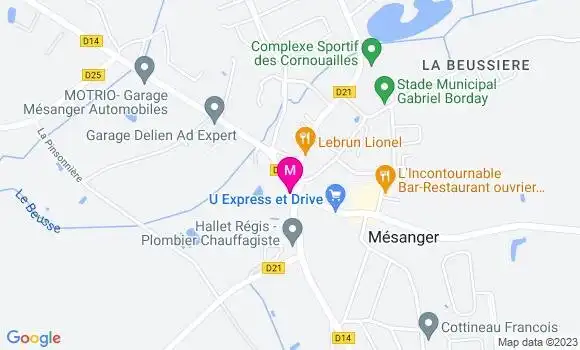 Localisation Restaurant Bar Le Relais