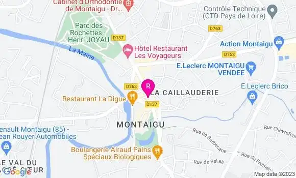 Localisation Restaurant  Le Troisième