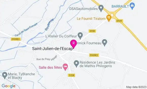 Localisation Restaurant  L