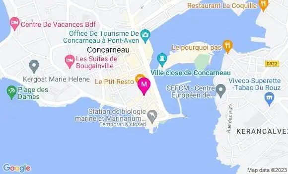 Localisation Restaurant  Le Croguervol