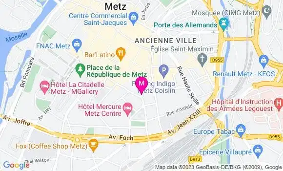 Localisation Restaurant  L