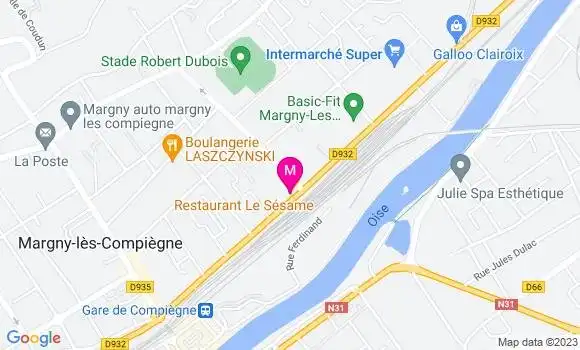 Localisation Restaurant Marocain Le Sésame