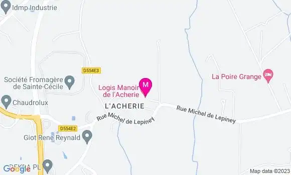 Localisation Restaurant  Manoir de l
