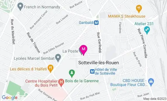 Localisation Brasserie L