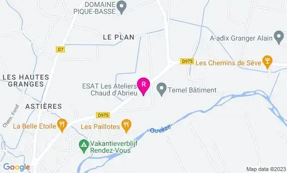 Localisation Restaurant  Les Paillottes