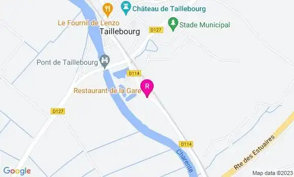 Localisation Restaurant de la Gare