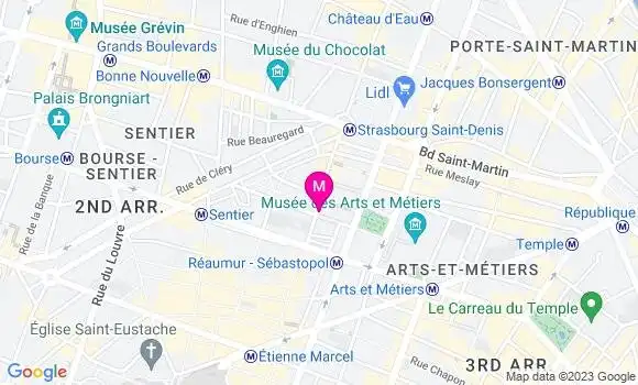 Localisation Restaurant  Le Select Sentier
