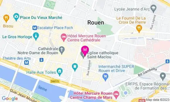 Localisation Restaurant Bar Le Trio