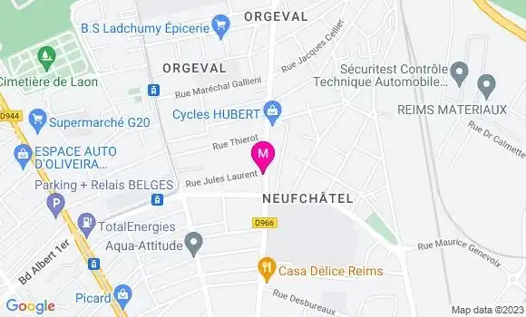 Localisation Restaurant  Le Petit Vatel