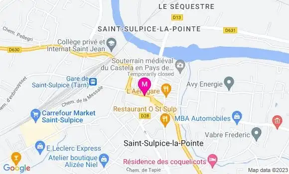Localisation Restaurant  Au Relais Fleuri