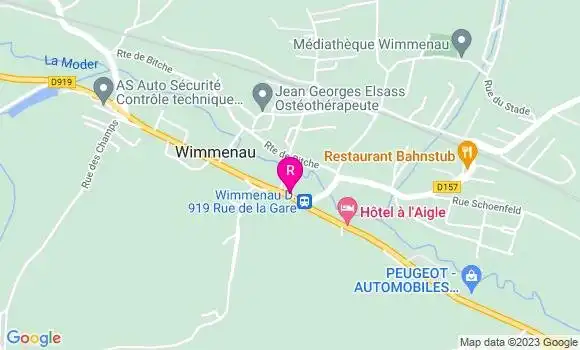 Localisation Restaurant  Scherer