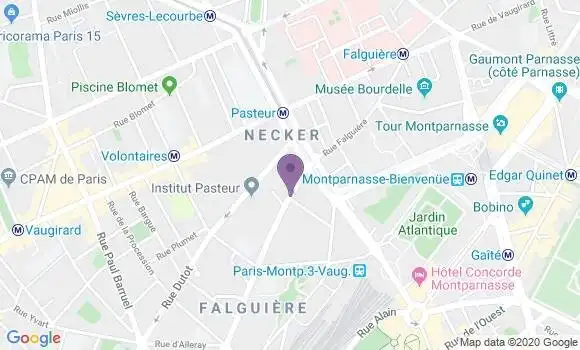 Localisation Restaurant  Aux Artistes