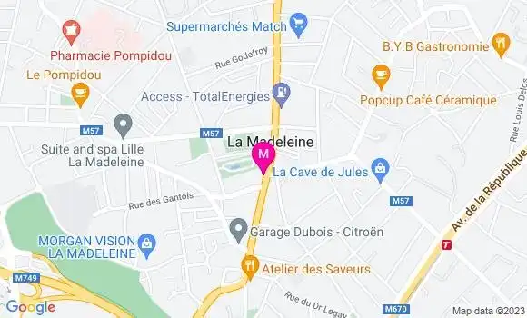 Localisation Restaurant  L