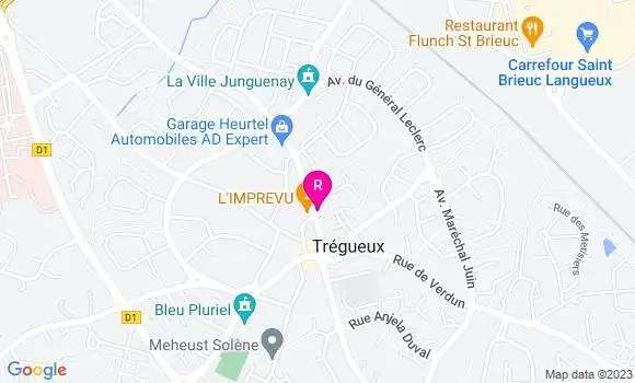 Localisation Restaurant  La Chope