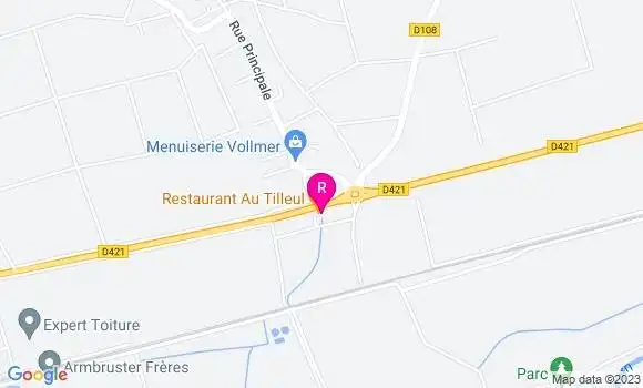 Localisation Restaurant au Tilleul