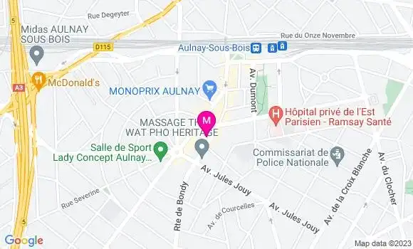 Localisation Restaurant  A l