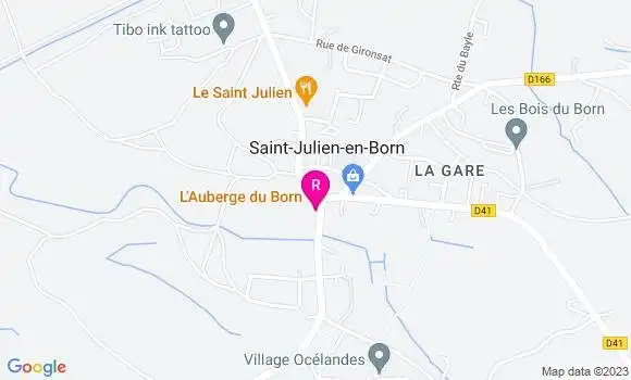 Localisation L Auberge du Born