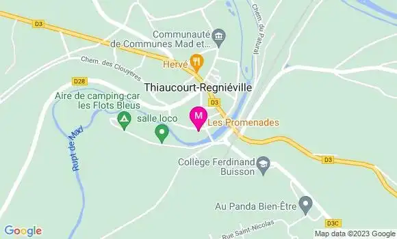Localisation Restaurant  Les Promenades