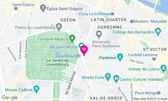 Localisation Restaurant  Le Royal Luxembourg