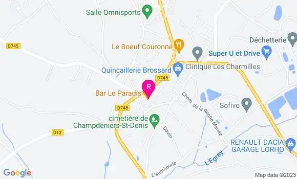 Localisation Restaurant  Bar le Paradis
