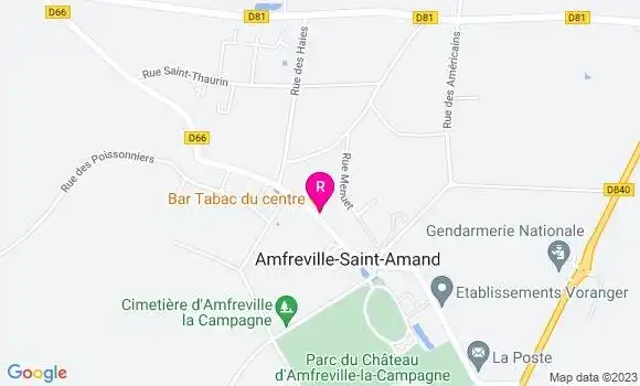 Localisation Restaurant Bar Bar Tabac du Centre