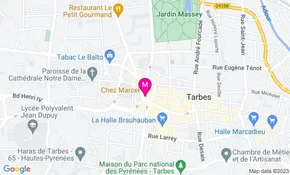 Localisation Restaurant  Chez Marcel