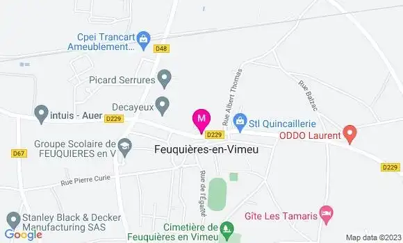 Localisation Brasserie La Paloma