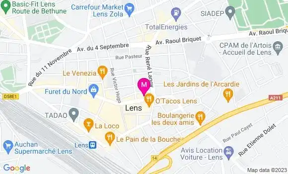 Localisation Restaurant Bar Le Café de Paris
