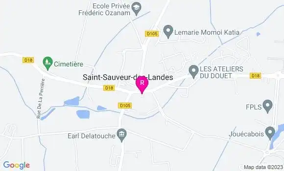 Localisation Restaurant  Le Relais des Landes