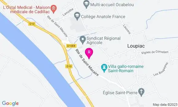 Localisation Restaurant Bar Le Pti