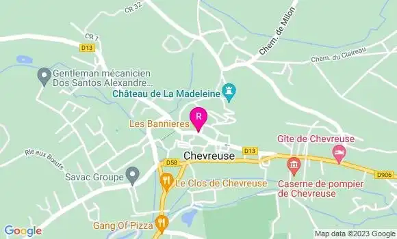 Localisation Crêperie Les Bannières