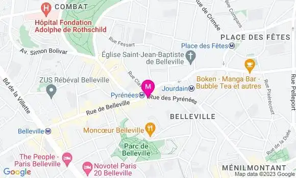 Localisation Restaurant  Le Mistral