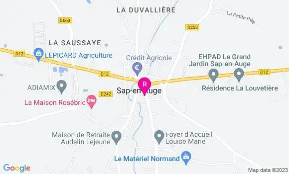 Localisation Restaurant  Les Glycines