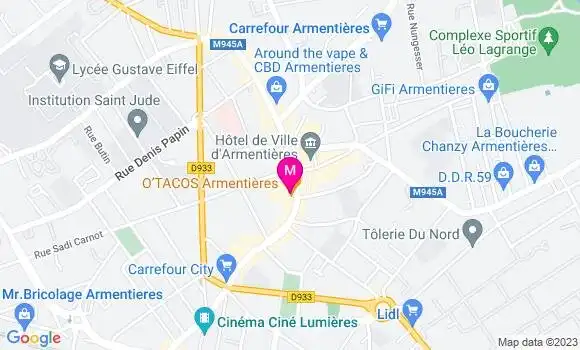 Localisation Restaurant  L