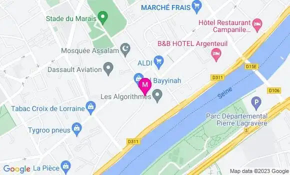 Localisation Restaurant  La Véranda