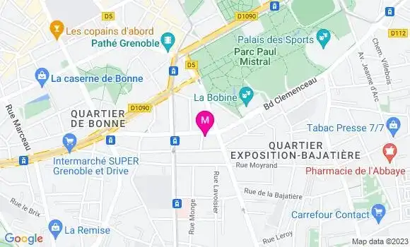 Localisation Brasserie Les Arcades