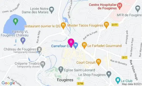 Localisation Restaurant Bar L