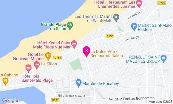 Localisation Restaurant Italien La Dolce Vita